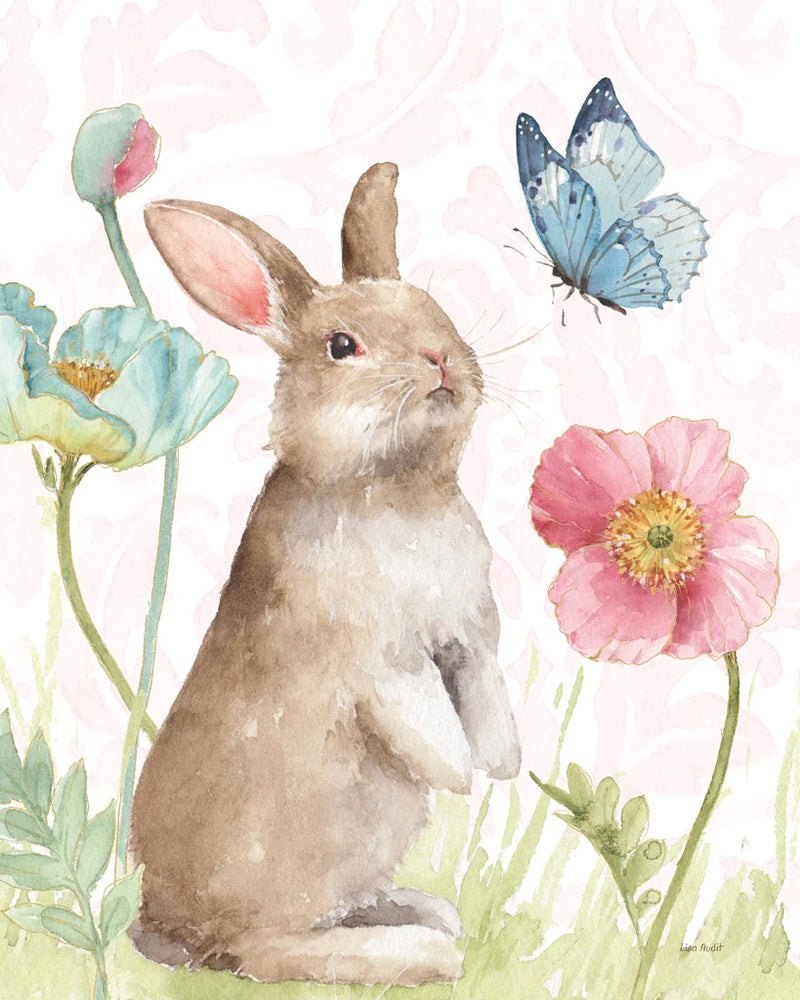 Spring Softies Bunnies  II Pink by Lisa Audit