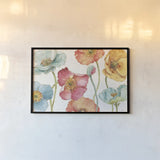 Spring Softies I by Lisa Audit. shown as a paper print in a black flame. Available as a archival giclee rolled canvas, fine art paper, or poster print. SKU 25955i.