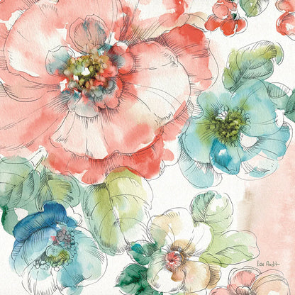 Summer Bloom II by Lisa Audit. SKU 16816a. Archival Giclee Fine art print for wall decor.