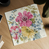 Summer Garden II by Lisa Audit. Shown as a detailed flat fine art print, highlighting archival giclee quality. Available as an archival giclee rolled canvas, fine art paper, or poster print. SKU 53387a.