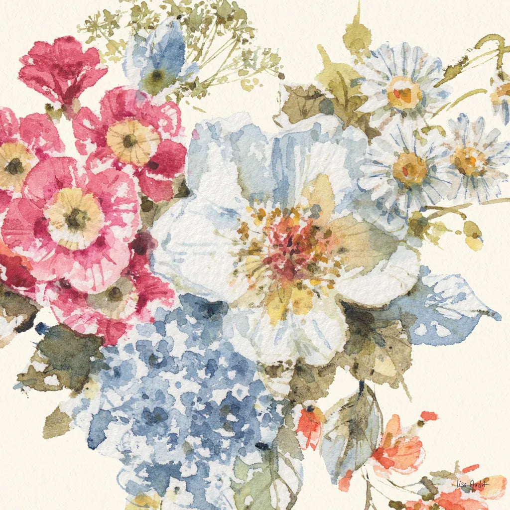 Summer Garden III by Lisa Audit. SKU 53388a. Archival Giclee Fine art print for wall decor.