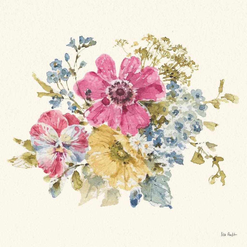 Summer Garden IV by Lisa Audit. SKU 53389a. Archival Giclee Fine art print for wall decor.