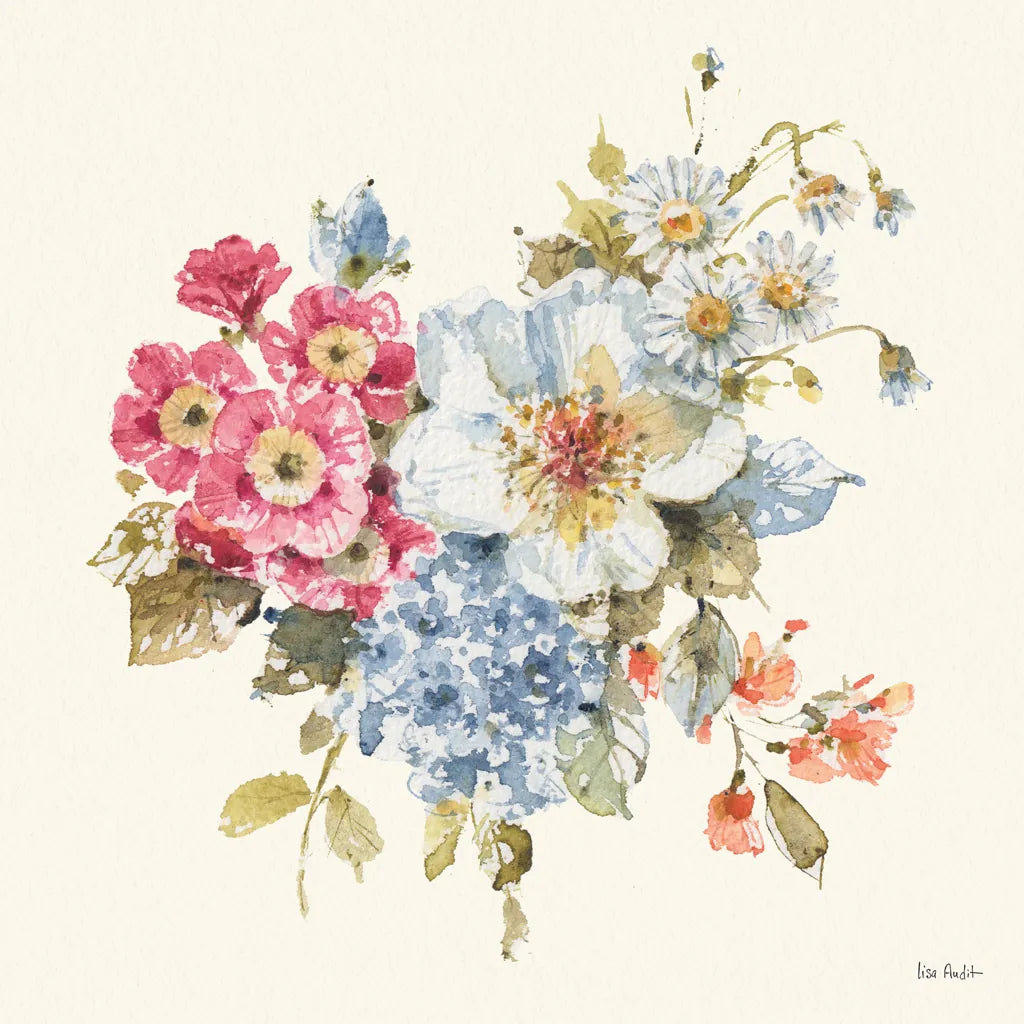 Summer Garden VI by Lisa Audit. SKU 53391a. Archival Giclee Fine art print for wall decor.