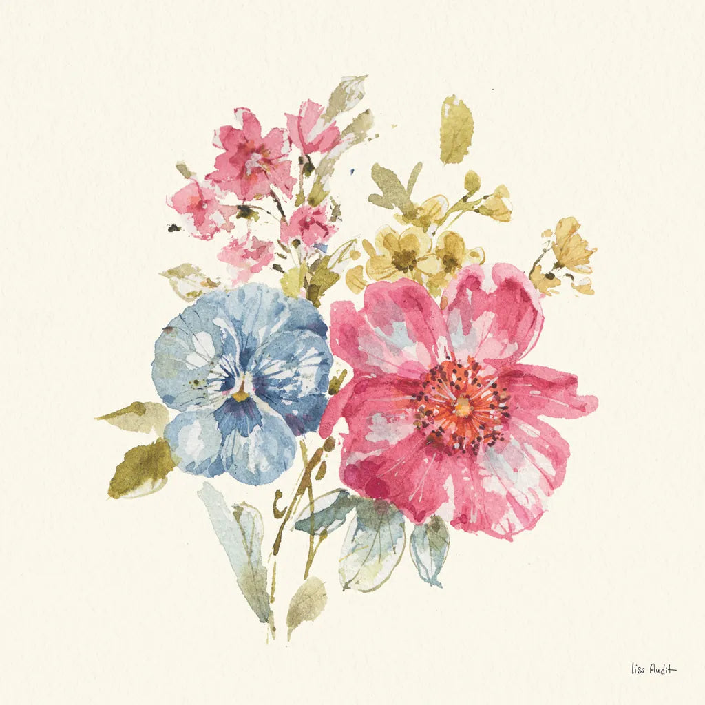 Summer Garden VII by Lisa Audit. SKU 53392a. Archival Giclee Fine art print for wall decor.