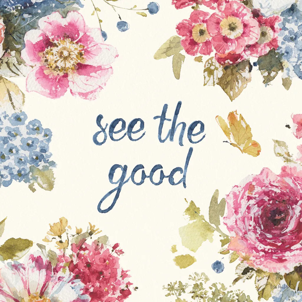 Summer Garden X by Lisa Audit. SKU 53395a. Archival Giclee Fine art print for wall decor.