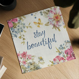 Summer Garden XI Light Linen by Lisa Audit. Shown as a detailed flat fine art print, highlighting archival giclee quality. Available as an archival giclee rolled canvas, fine art paper, or poster print. SKU 54170a.