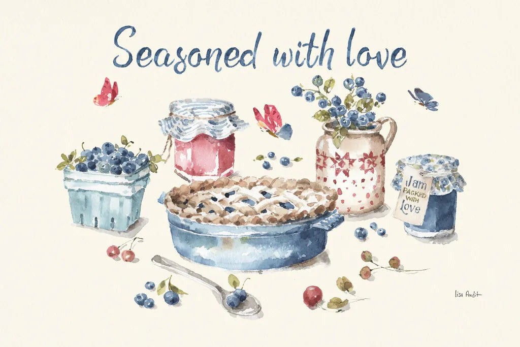 Summer Garden XII by Lisa Audit. SKU 54231i. Archival Giclee Fine art print for wall decor.