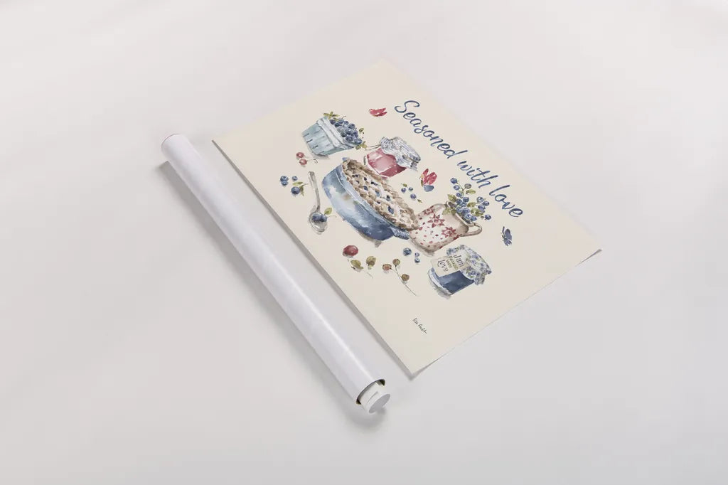 Summer Garden XII by Lisa Audit. shown as a rolled paper print. Available as archival giclee rolled canvas, fine art paper, or poster print. SKU 54231i.