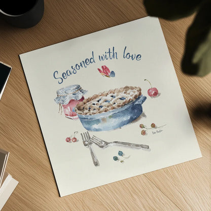 Summer Garden XIII by Lisa Audit. Shown as a detailed flat fine art print, highlighting archival giclee quality. Available as an archival giclee rolled canvas, fine art paper, or poster print. SKU 54232a.