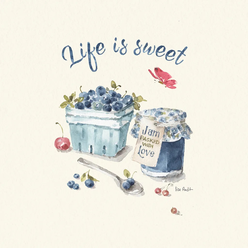 Summer Garden XVI by Lisa Audit. SKU 54235a. Archival Giclee Fine art print for wall decor.