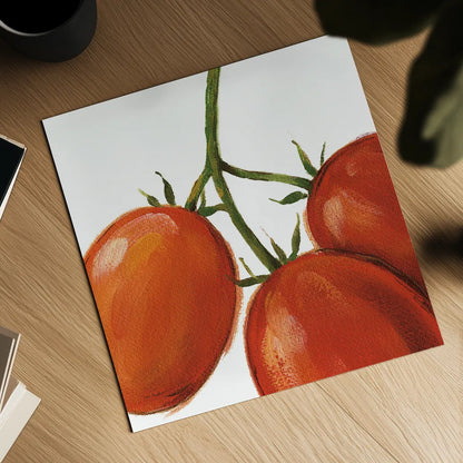 Tasty on White by Lisa Audit. Shown as a detailed flat fine art print, highlighting archival giclee quality. Available as an archival giclee rolled canvas, fine art paper, or poster print. SKU 68123a.