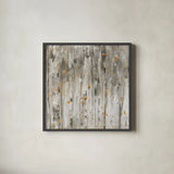The Autumn Blaze Forest III by Lisa Audit. Shown in a sleek black glass frame for a contemporary gallery look. Available as an archival giclee rolled canvas, fine art paper, or poster print. SKU 78321a.