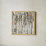 The Autumn Blaze Forest III by Lisa Audit. Shown in a natural wood glass frame for a timeless modern aesthetic. Available as an archival giclee rolled canvas, fine art paper, or poster print. SKU 78321a.