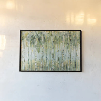 The Forest I by Lisa Audit. shown as a paper print in a black flame. Available as a archival giclee rolled canvas, fine art paper, or poster print. SKU 28755i.