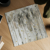 The Forest II Neutral by Lisa Audit. Shown as a detailed flat fine art print, highlighting archival giclee quality. Available as an archival giclee rolled canvas, fine art paper, or poster print. SKU 41340a.