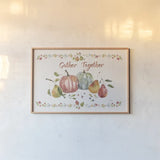 Time to Share II by Lisa Audit. shown as a paper print in a natural frame. Available as a archival giclee rolled canvas, fine art paper, or poster print. SKU 53989i.