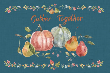 Time to Share II Blue by Lisa Audit. SKU 53998i. Archival Giclee Fine art print for wall decor.