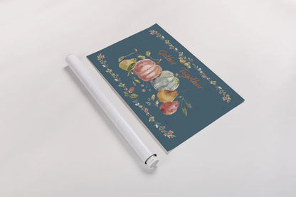 Time to Share II Blue by Lisa Audit. shown as a rolled paper print. Available as archival giclee rolled canvas, fine art paper, or poster print. SKU 53998i.