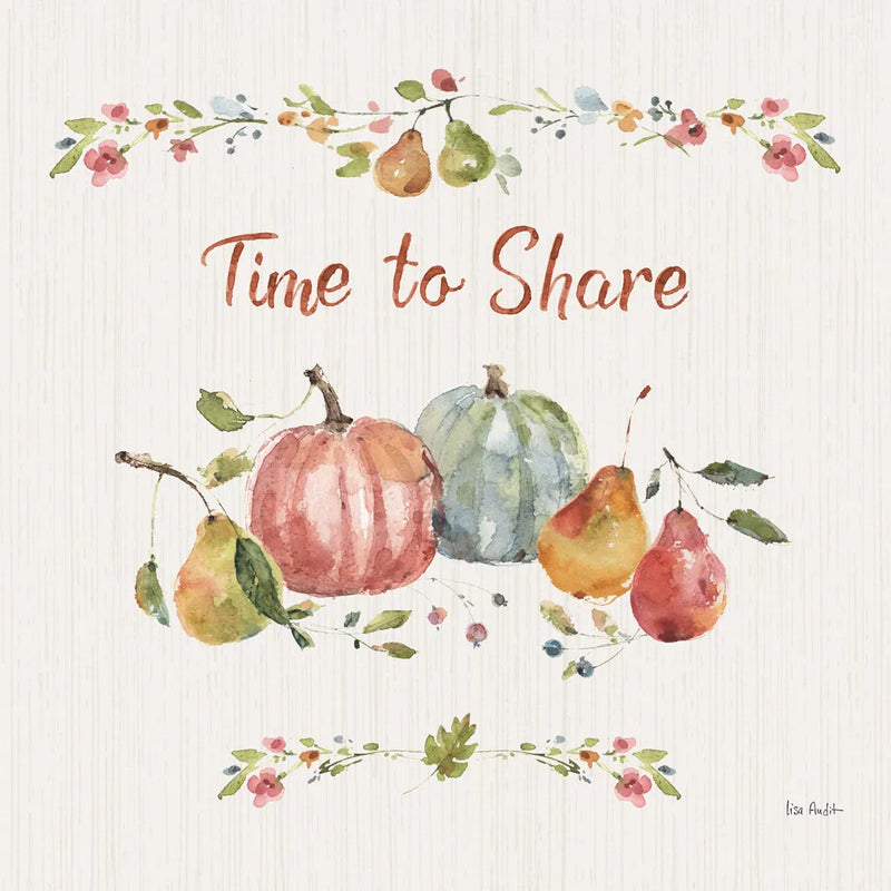 Time to Share III by Lisa Audit. SKU 53990a. Archival Giclee Fine art print for wall decor.