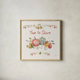 Time to Share III by Lisa Audit. Shown in a natural wood glass frame for a timeless modern aesthetic. Available as an archival giclee rolled canvas, fine art paper, or poster print. SKU 53990a.