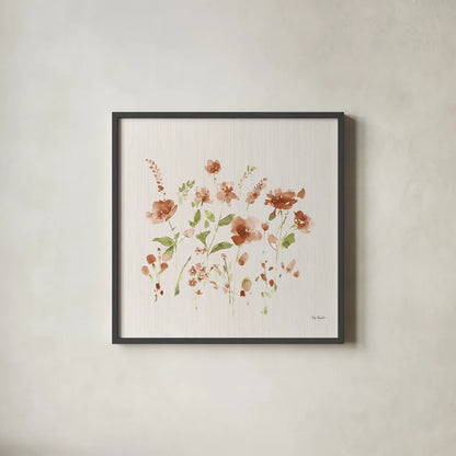 Time to Share IX Spice by Lisa Audit. Shown in a sleek black glass frame for a contemporary gallery look. Available as an archival giclee rolled canvas, fine art paper, or poster print. SKU 57581a.