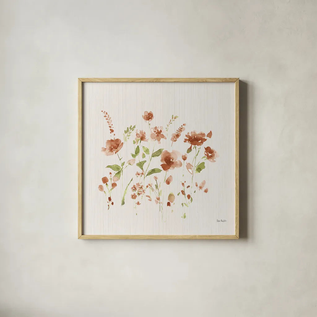 Time to Share IX Spice by Lisa Audit. Shown in a natural wood glass frame for a timeless modern aesthetic. Available as an archival giclee rolled canvas, fine art paper, or poster print. SKU 57581a.