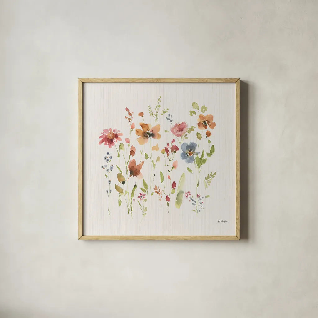 Time to Share VIII by Lisa Audit. Shown in a natural wood glass frame for a timeless modern aesthetic. Available as an archival giclee rolled canvas, fine art paper, or poster print. SKU 53995a.
