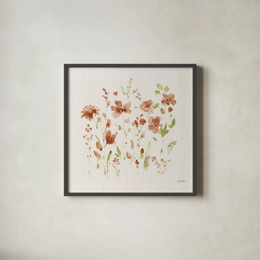 Time to Share VIII Spice by Lisa Audit. Shown in a sleek black glass frame for a contemporary gallery look. Available as an archival giclee rolled canvas, fine art paper, or poster print. SKU 57580a.