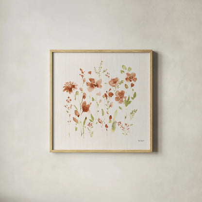 Time to Share VIII Spice by Lisa Audit. Shown in a natural wood glass frame for a timeless modern aesthetic. Available as an archival giclee rolled canvas, fine art paper, or poster print. SKU 57580a.