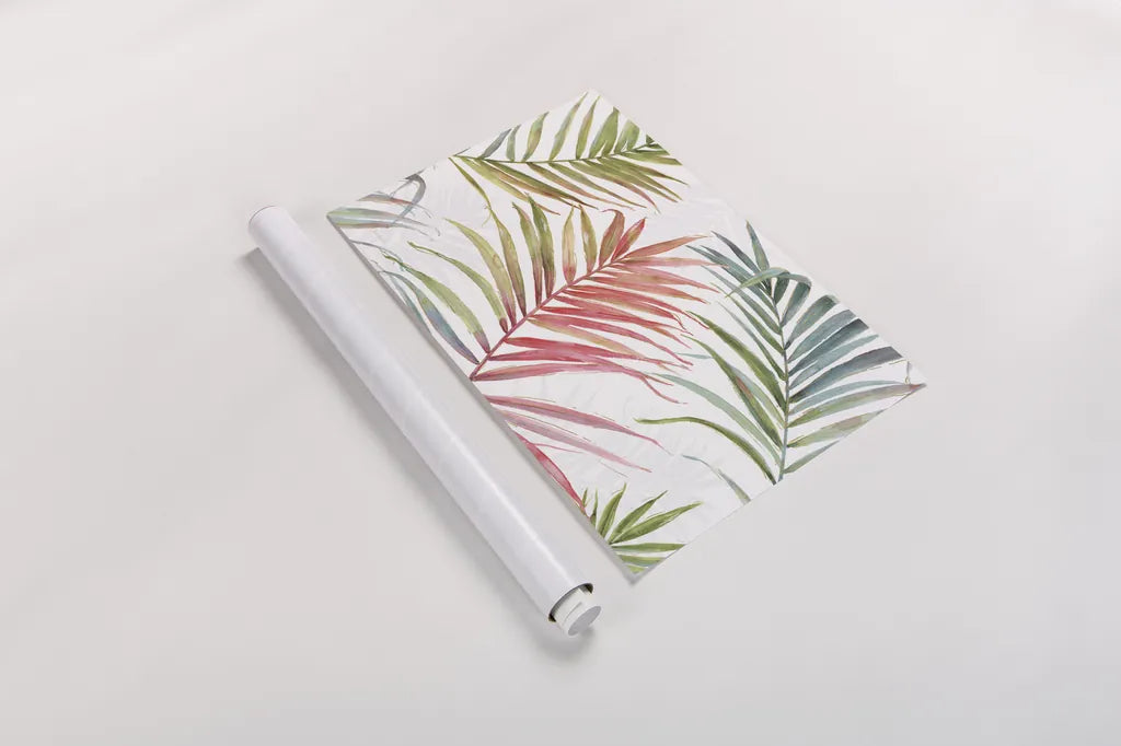 Tropical Blush IV by Lisa Audit. shown as a rolled paper print. Available as archival giclee rolled canvas, fine art paper, or poster print. SKU 29009i.