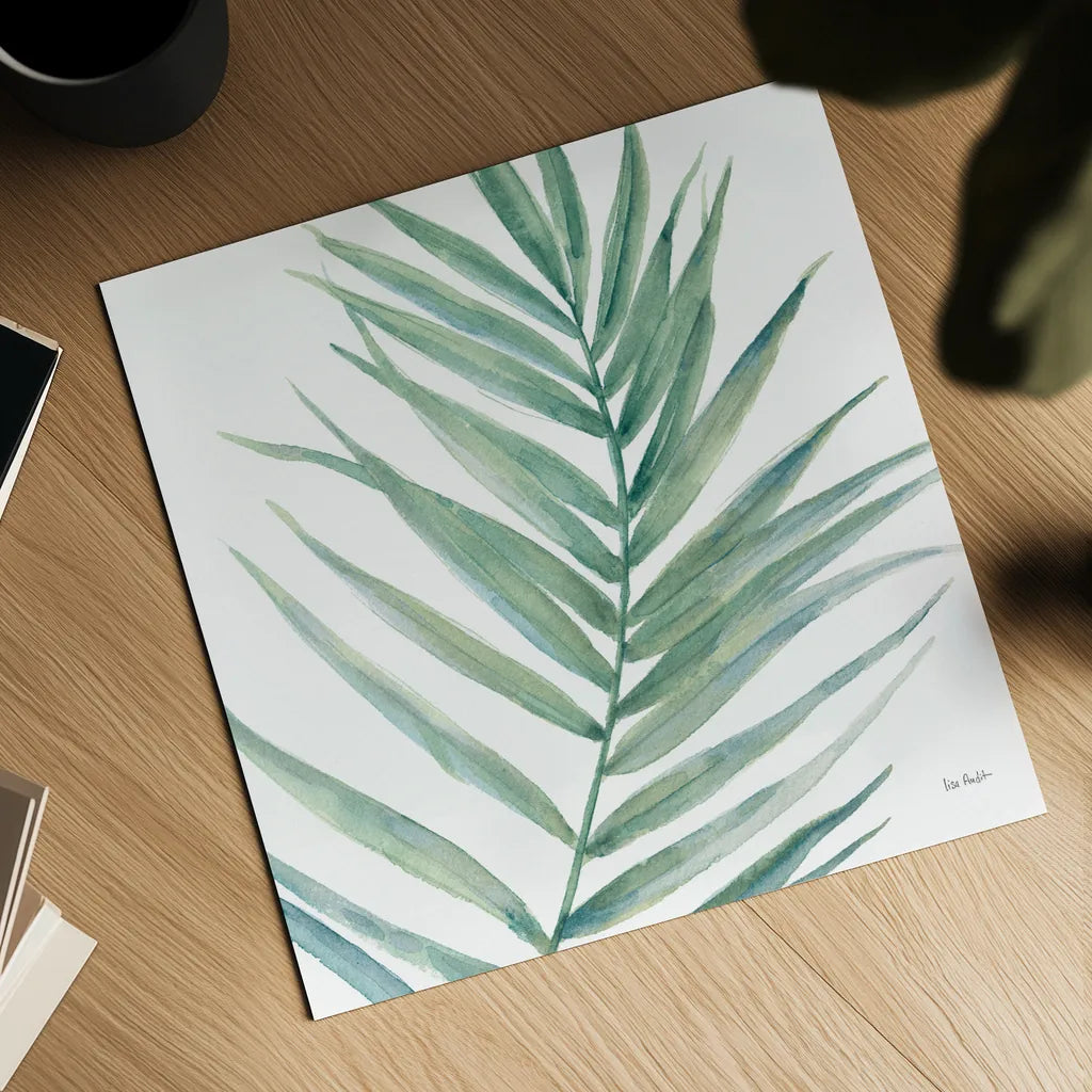 Tropical Blush IX BG by Lisa Audit. Shown as a detailed flat fine art print, highlighting archival giclee quality. Available as an archival giclee rolled canvas, fine art paper, or poster print. SKU 56373a.