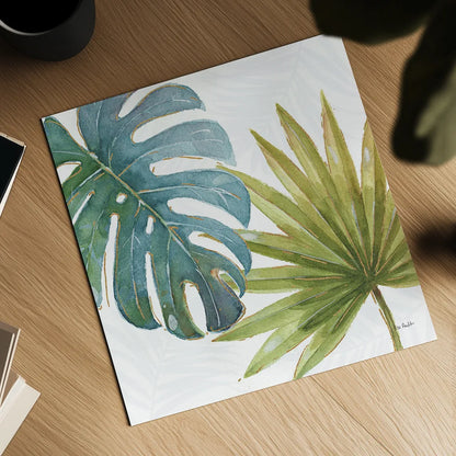 Tropical Blush VIII by Lisa Audit. Shown as a detailed flat fine art print, highlighting archival giclee quality. Available as an archival giclee rolled canvas, fine art paper, or poster print. SKU 29013a.