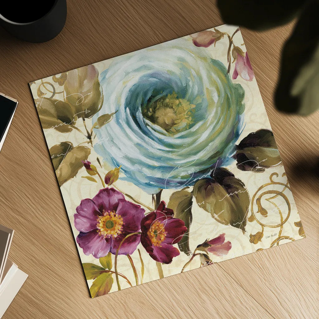 Victorias Dream I by Lisa Audit. Shown as a detailed flat fine art print, highlighting archival giclee quality. Available as an archival giclee rolled canvas, fine art paper, or poster print. SKU 9412a.