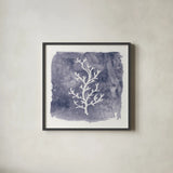Water Coral Cove IV by Lisa Audit. Shown in a sleek black glass frame for a contemporary gallery look. Available as an archival giclee rolled canvas, fine art paper, or poster print. SKU 55932a.