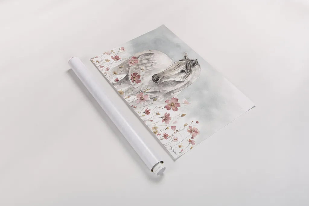 Wild Horses I by Lisa Audit. shown as a rolled paper print. Available as archival giclee rolled canvas, fine art paper, or poster print. SKU 37942i.