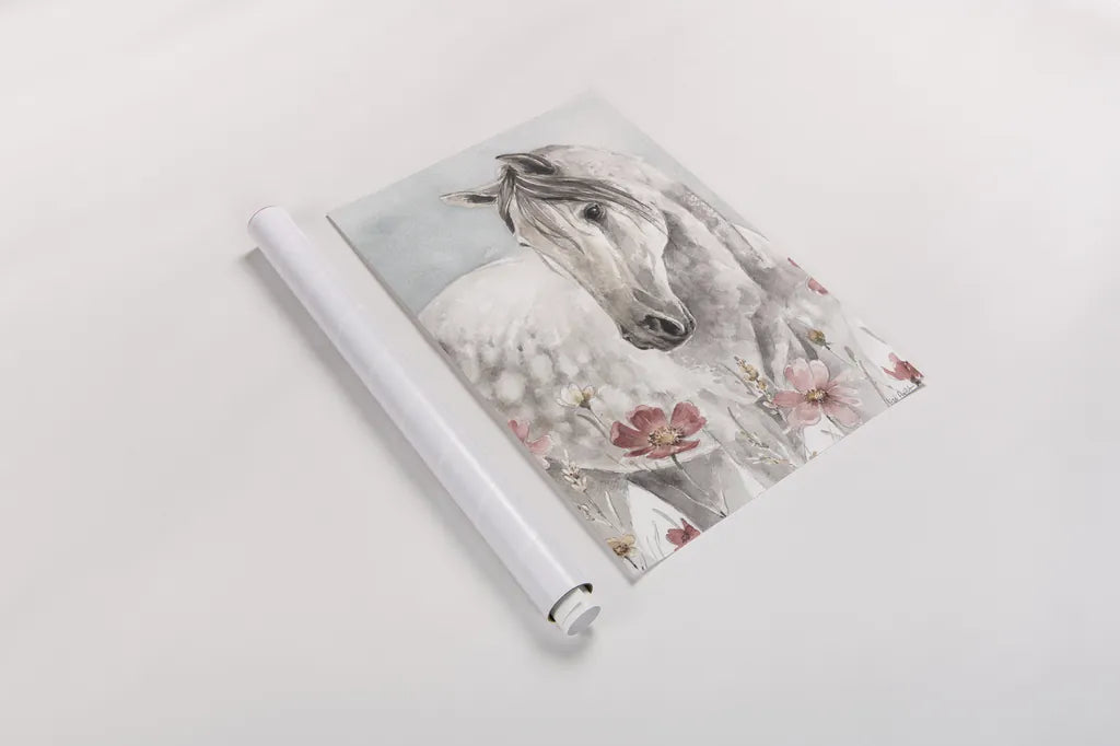 Wild Horses I Crop by Lisa Audit. shown as a rolled paper print. Available as archival giclee rolled canvas, fine art paper, or poster print. SKU 37942h.