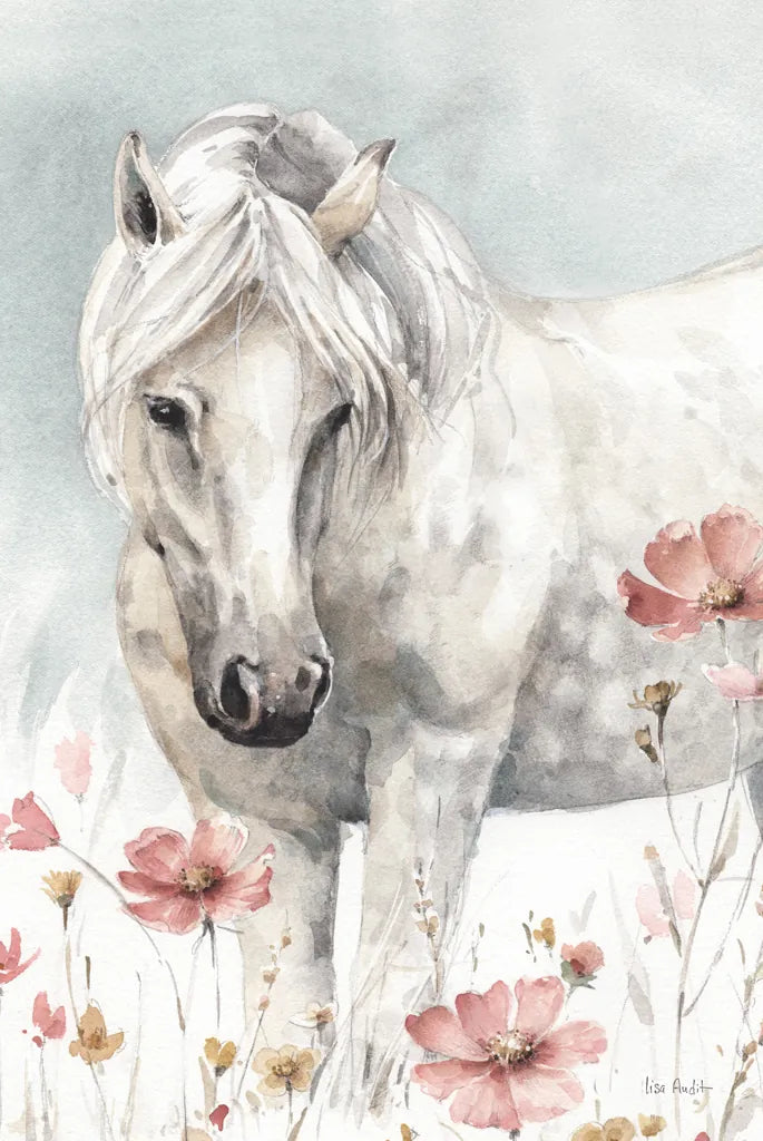 Wild Horses II Crop by Lisa Audit. SKU 37943h. Archival Giclee Fine art print for wall decor.