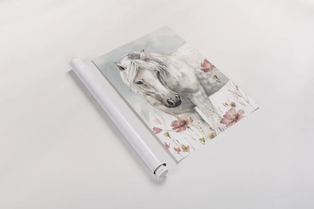 Wild Horses II Crop by Lisa Audit. shown as a rolled paper print. Available as archival giclee rolled canvas, fine art paper, or poster print. SKU 37943h.