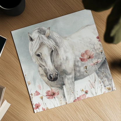 Wild Horses V by Lisa Audit. Shown as a detailed flat fine art print, highlighting archival giclee quality. Available as an archival giclee rolled canvas, fine art paper, or poster print. SKU 37946a.