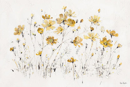 Wildflowers I Yellow by Lisa Audit. SKU 37437i. Archival Giclee Fine art print for wall decor.