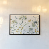 Zest of Happy I by Lisa Audit. shown as a paper print in a black flame. Available as a archival giclee rolled canvas, fine art paper, or poster print. SKU 51809i.