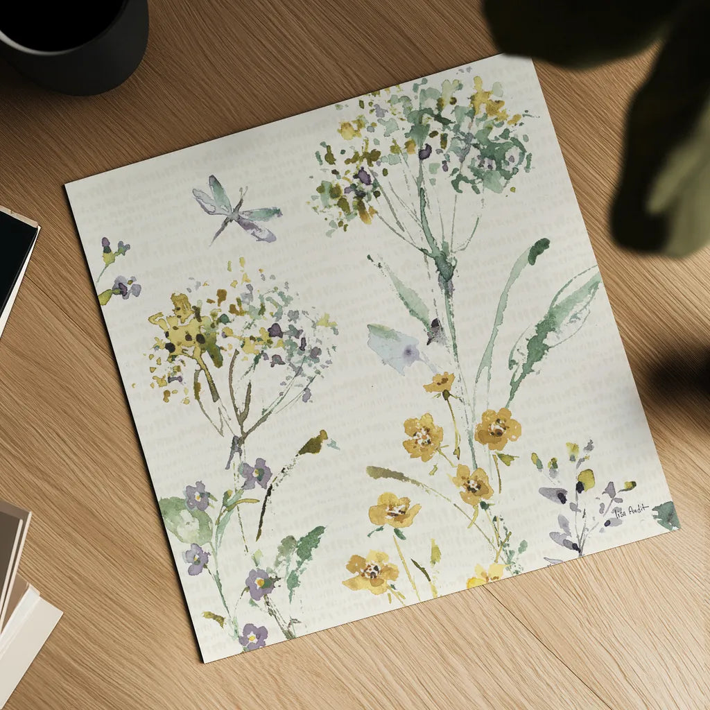 Zest of Happy II Pastel by Lisa Audit. Shown as a detailed flat fine art print, highlighting archival giclee quality. Available as an archival giclee rolled canvas, fine art paper, or poster print. SKU 82348a.