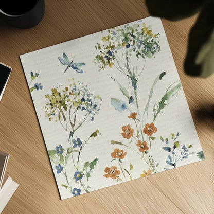 Zest of Happy II Rust by Lisa Audit. Shown as a detailed flat fine art print, highlighting archival giclee quality. Available as an archival giclee rolled canvas, fine art paper, or poster print. SKU 60297a.