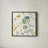 Zest of Happy III by Lisa Audit. Shown in a sleek black glass frame for a contemporary gallery look. Available as an archival giclee rolled canvas, fine art paper, or poster print. SKU 51811a.