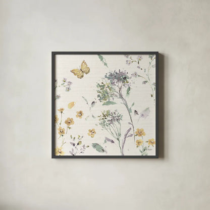 Zest of Happy III Pastel by Lisa Audit. Shown in a sleek black glass frame for a contemporary gallery look. Available as an archival giclee rolled canvas, fine art paper, or poster print. SKU 82349a.