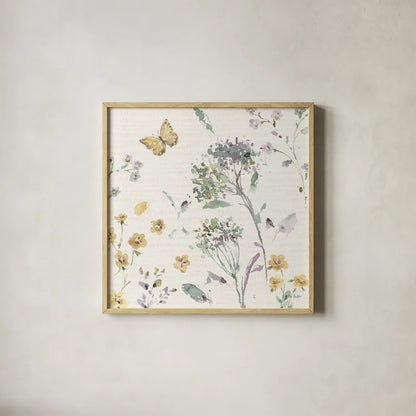 Zest of Happy III Pastel by Lisa Audit. Shown in a natural wood glass frame for a timeless modern aesthetic. Available as an archival giclee rolled canvas, fine art paper, or poster print. SKU 82349a.