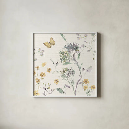 Zest of Happy III Pastel by Lisa Audit. Shown in a crisp white glass frame for a clean and minimalist style. Available as an archival giclee rolled canvas, fine art paper, or poster print. SKU 82349a.