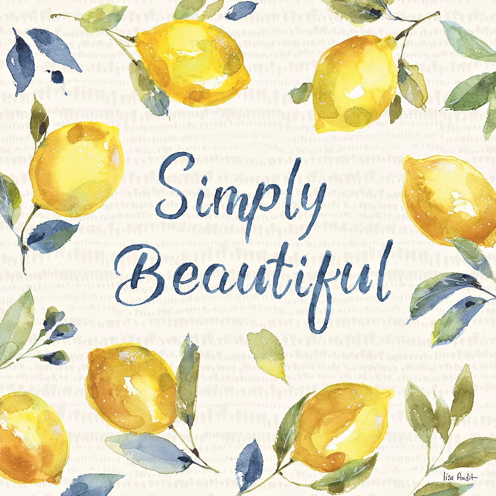 Zest of Happy V by Lisa Audit. SKU 51813a. Archival Giclee Fine art print for wall decor.