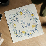 Zest of Happy VIII by Lisa Audit. Shown as a detailed flat fine art print, highlighting archival giclee quality. Available as an archival giclee rolled canvas, fine art paper, or poster print. SKU 51816a.