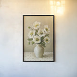 Anemones by Mackenzie Nelson. shown as a paper print in a black flame. Available as a archival giclee rolled canvas, fine art paper, or poster print. SKU 102593h.